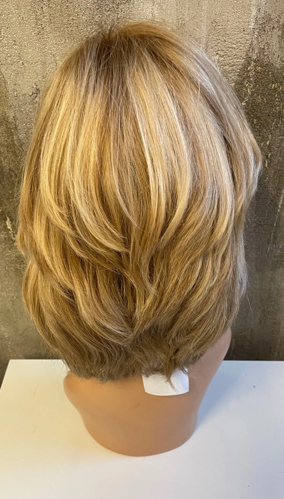 100% VIRGIN EUROPEAN HUMAN HAIR ROOTED BLONDE MIX 24/14/12 6LYR 043