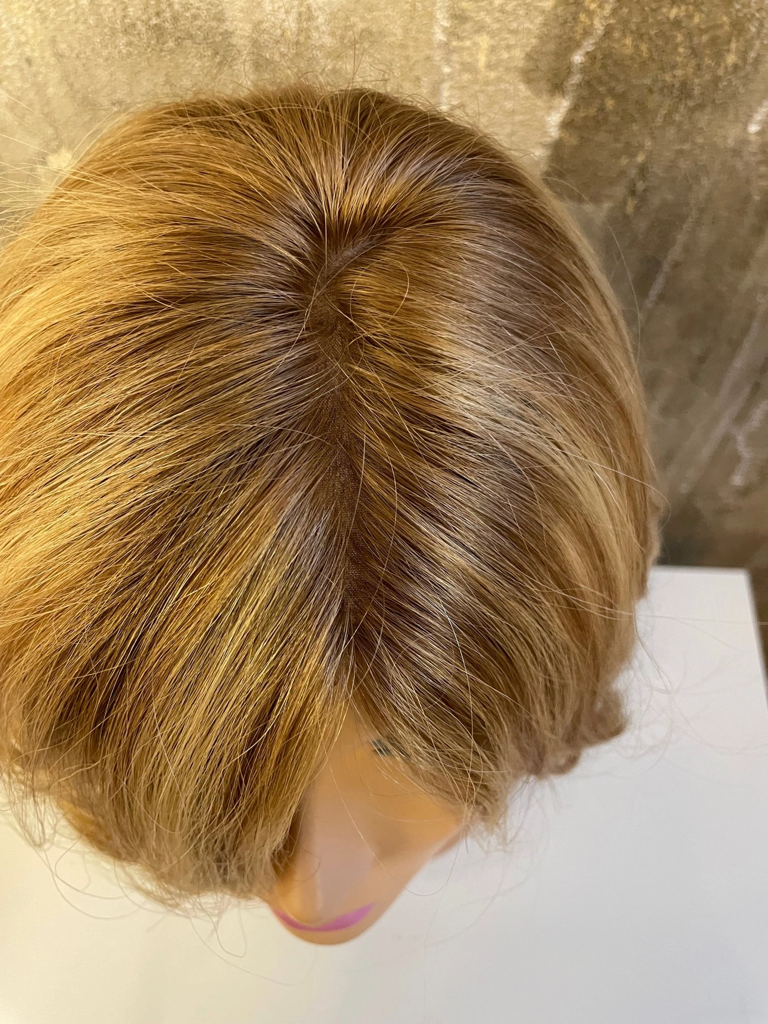 100% VIRGIN EUROPEAN HUMAN HAIR ROOTED BLONDE MIX 24/14/12 6LYR 043