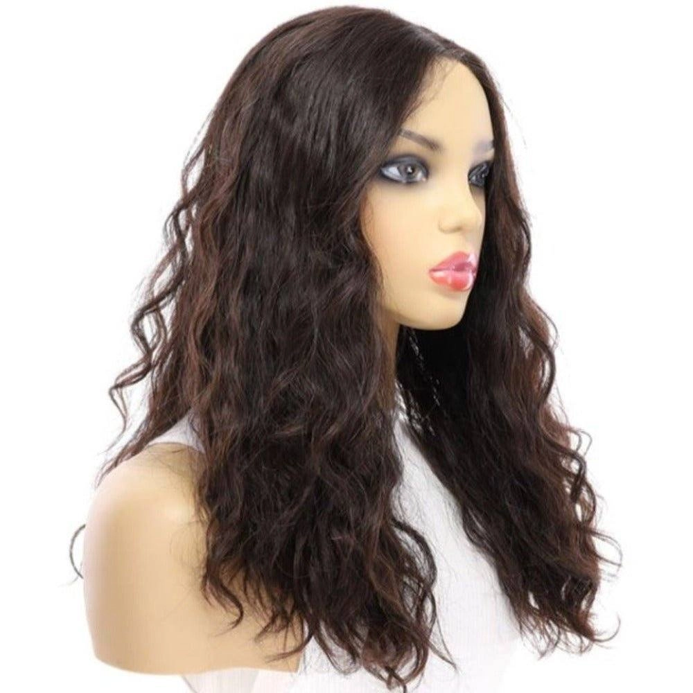 20" Divine Lace Top Wig Soft Black Wavy