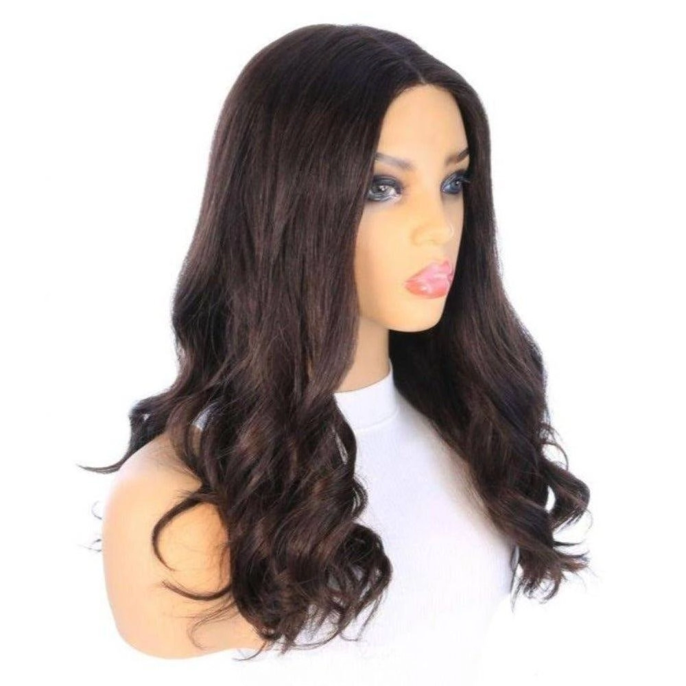 20" Divine Lace Top Wig Soft Black