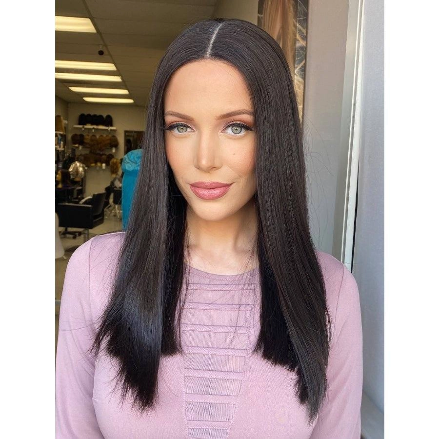 20" Divine Lace Top Wig Soft Black