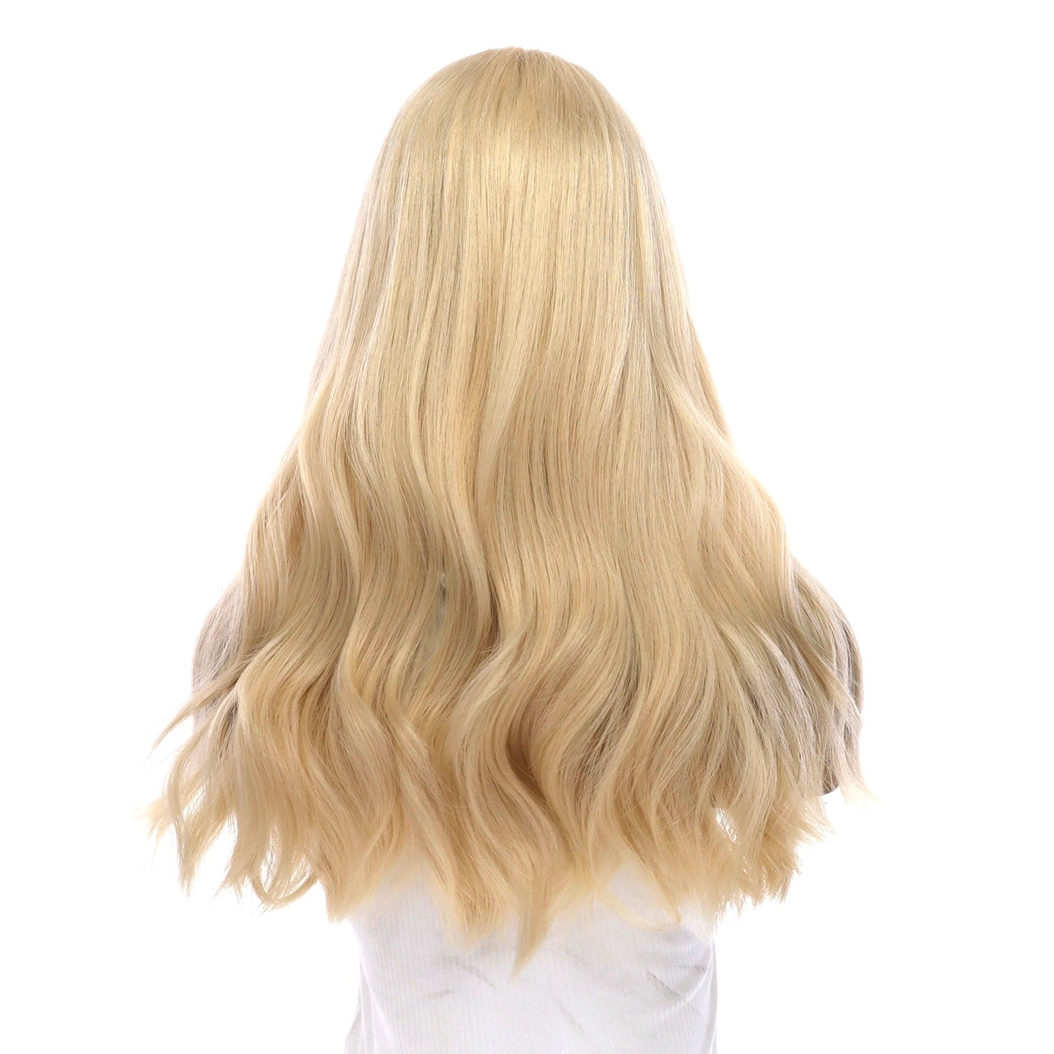 20" Divine Lace Top Wig Warm Platinum Blonde w/ No Rooting
