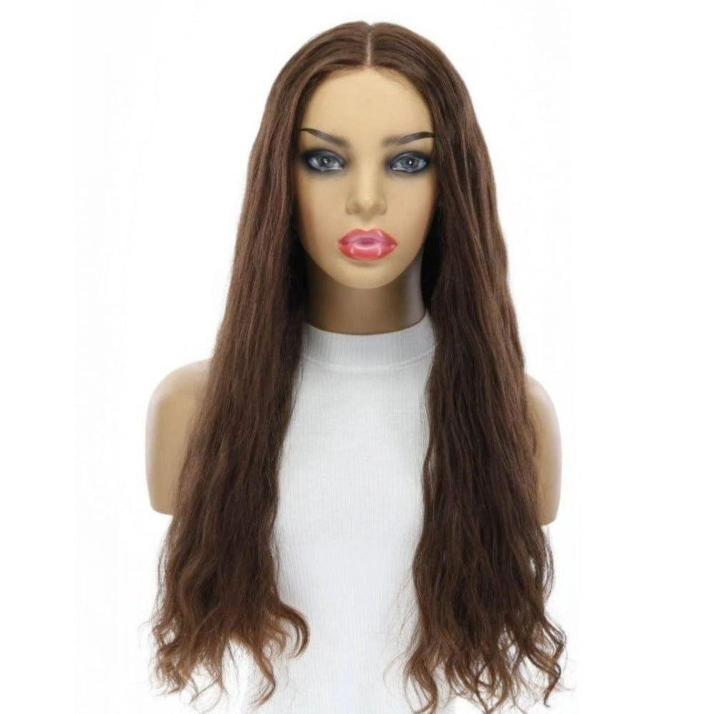 24" Divine Luxe Lace Top Wig #5 Warm Dark Brown Wavy