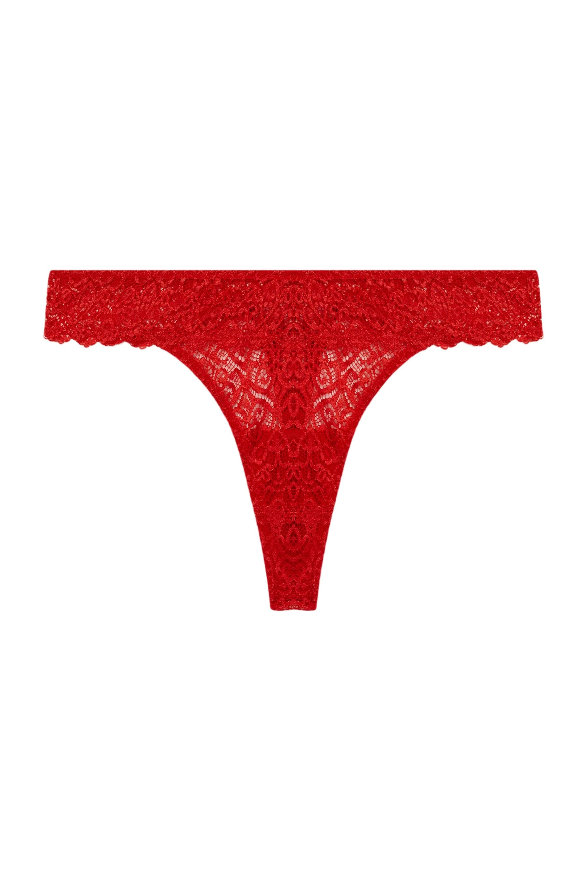 Ariana Red Everyday Lace Thong