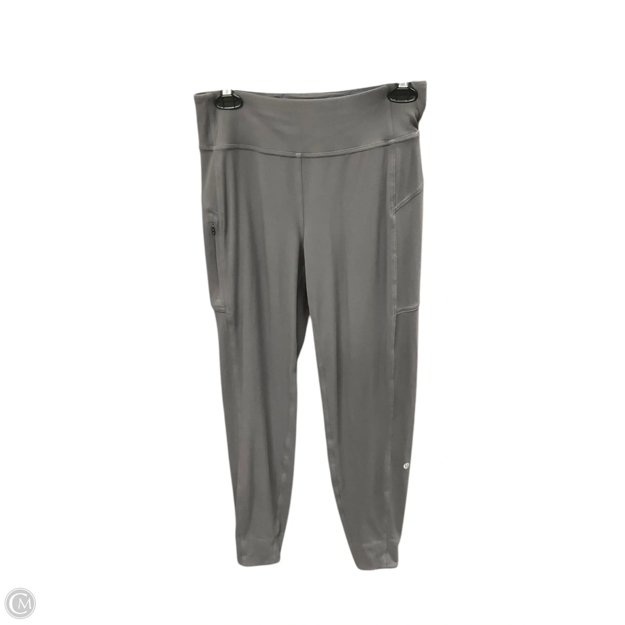 Athletic Leggings By Lululemon In Grey, Size: S