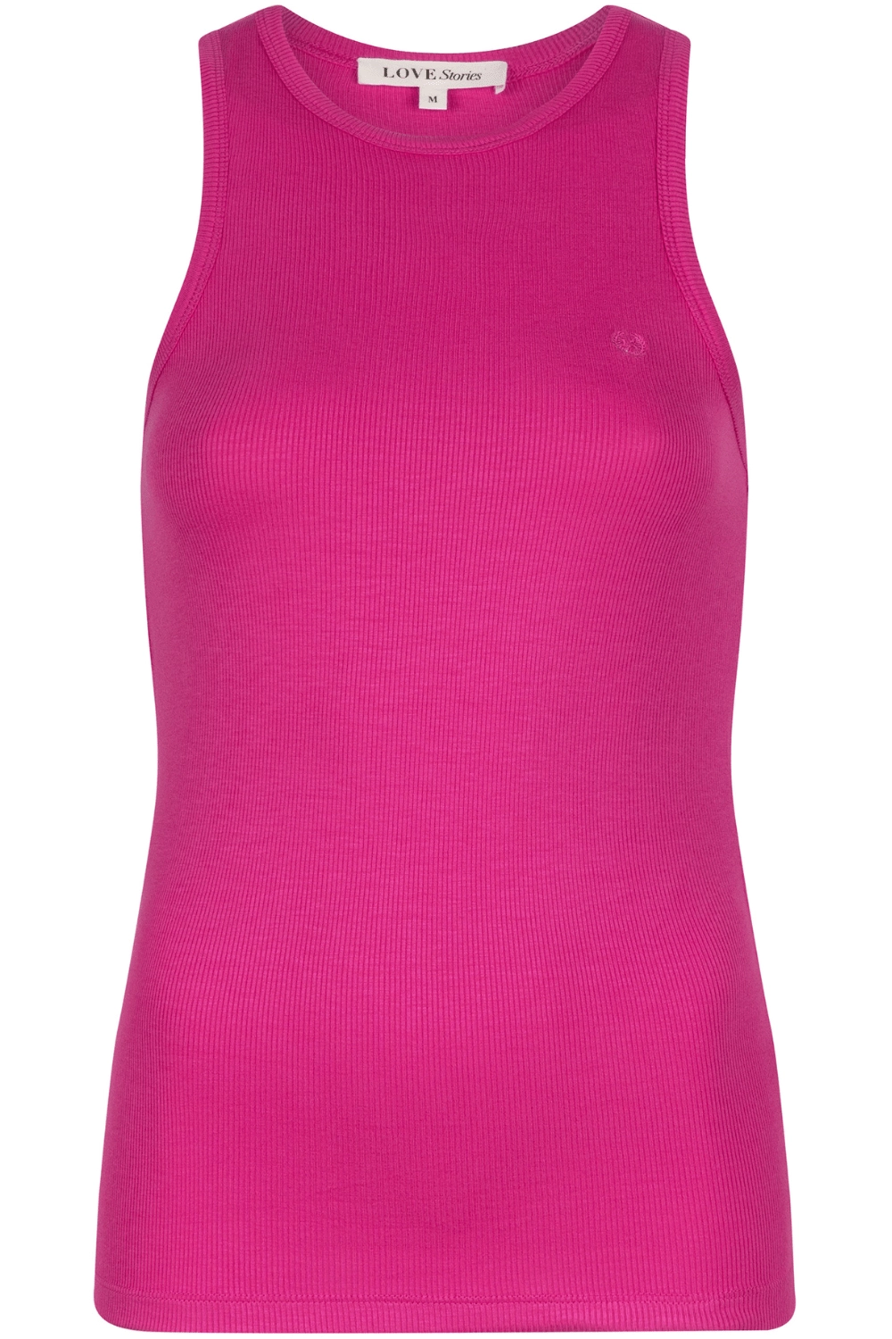 Bella Ribbed Tank Top Pink