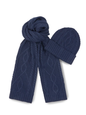 Big Cable Knit Set