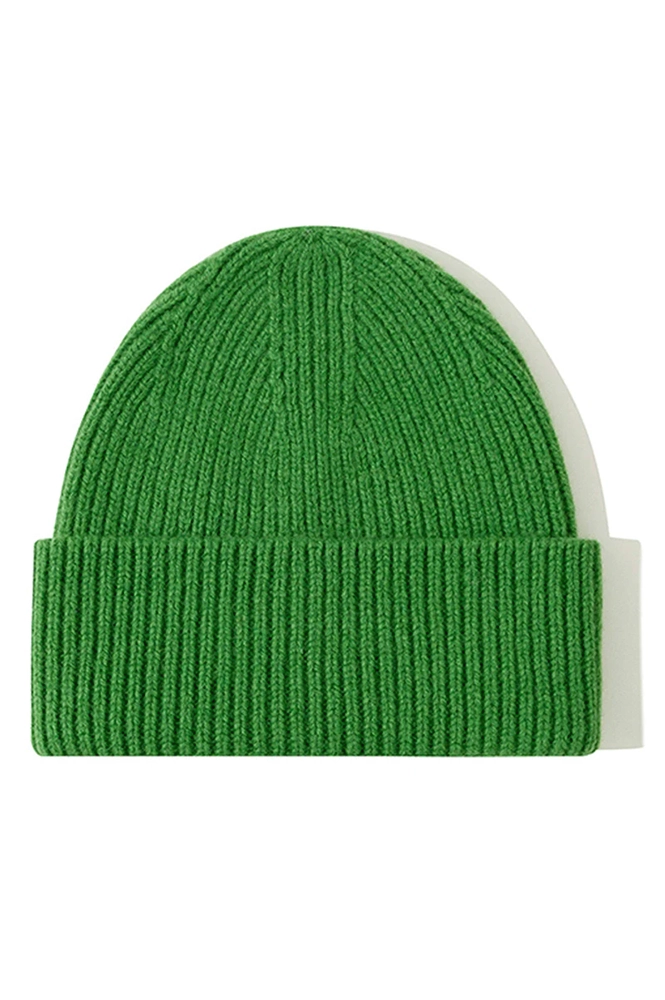 Billy Bamboo Merino Wool Green Beanie