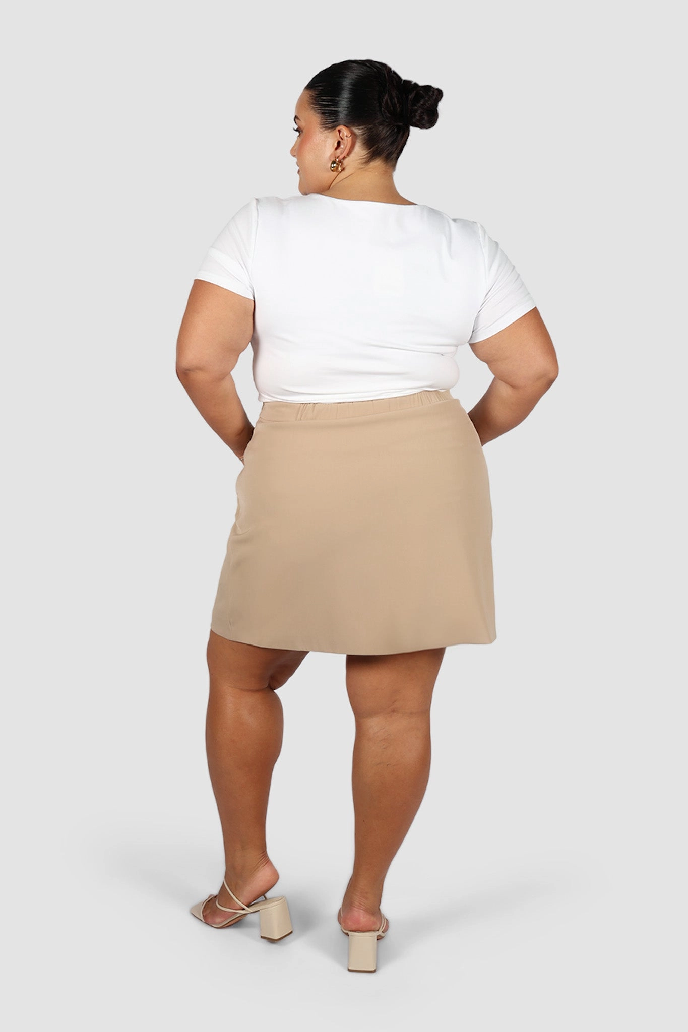 CALIE SKIRT COFFEE