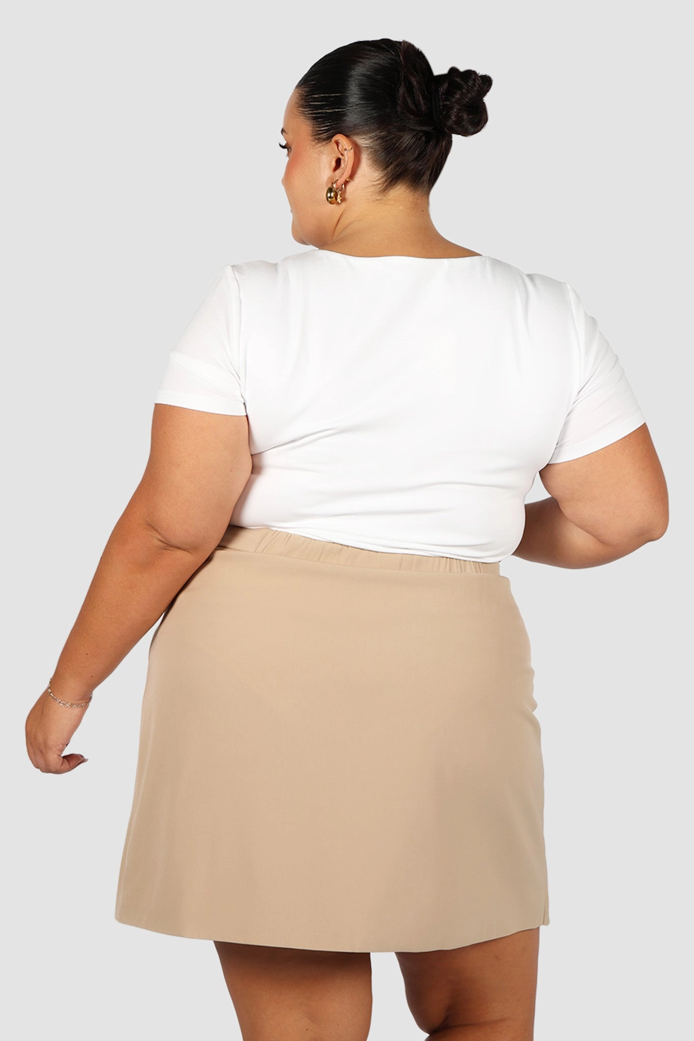 CALIE SKIRT COFFEE