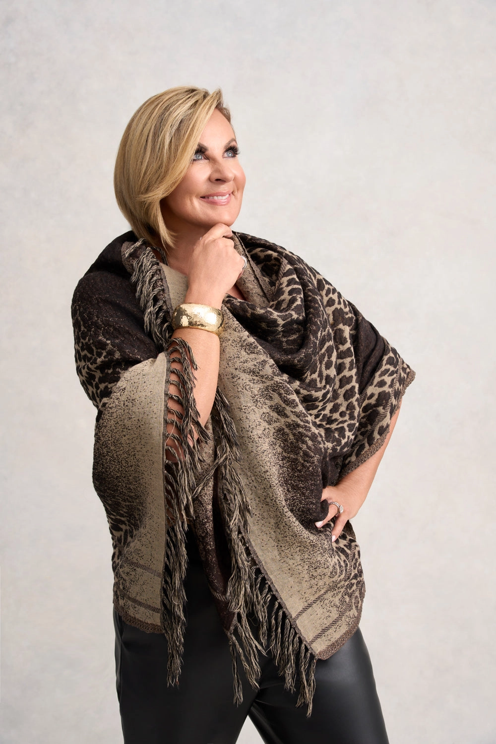 Chyka Ocelot Blanket Scarf