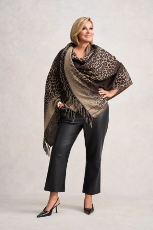 Chyka Ocelot Blanket Scarf