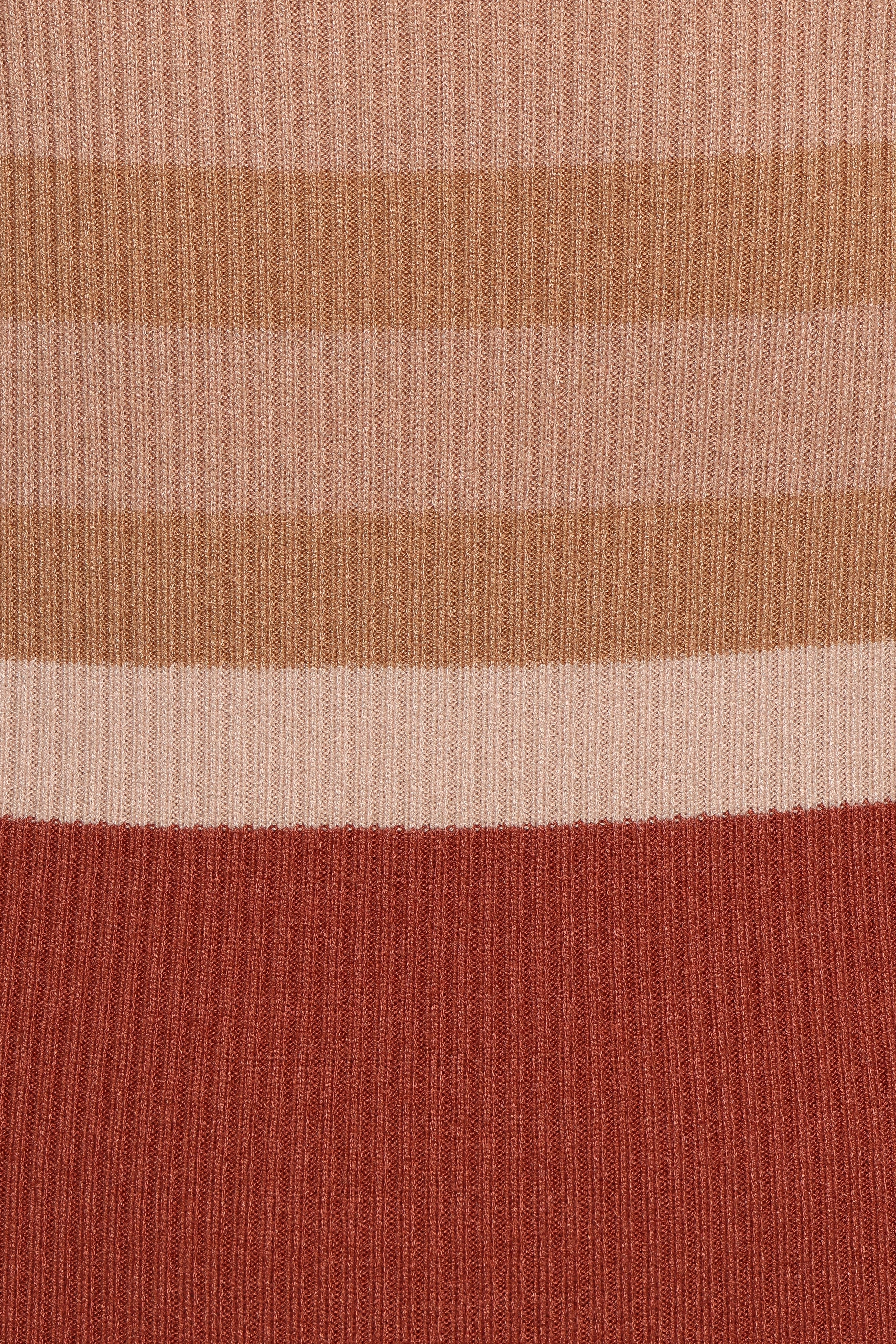 Colten Long Sleeve Knit Dress - Brown Stripe