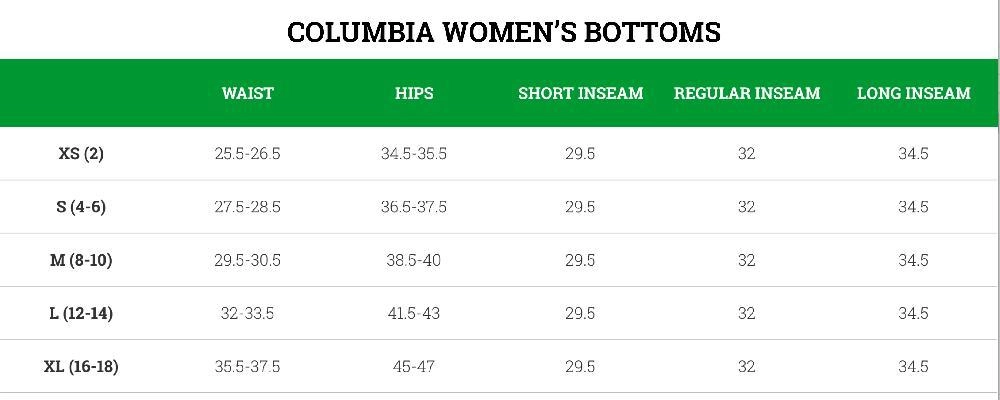 Columbia Women's All Apparel Package
