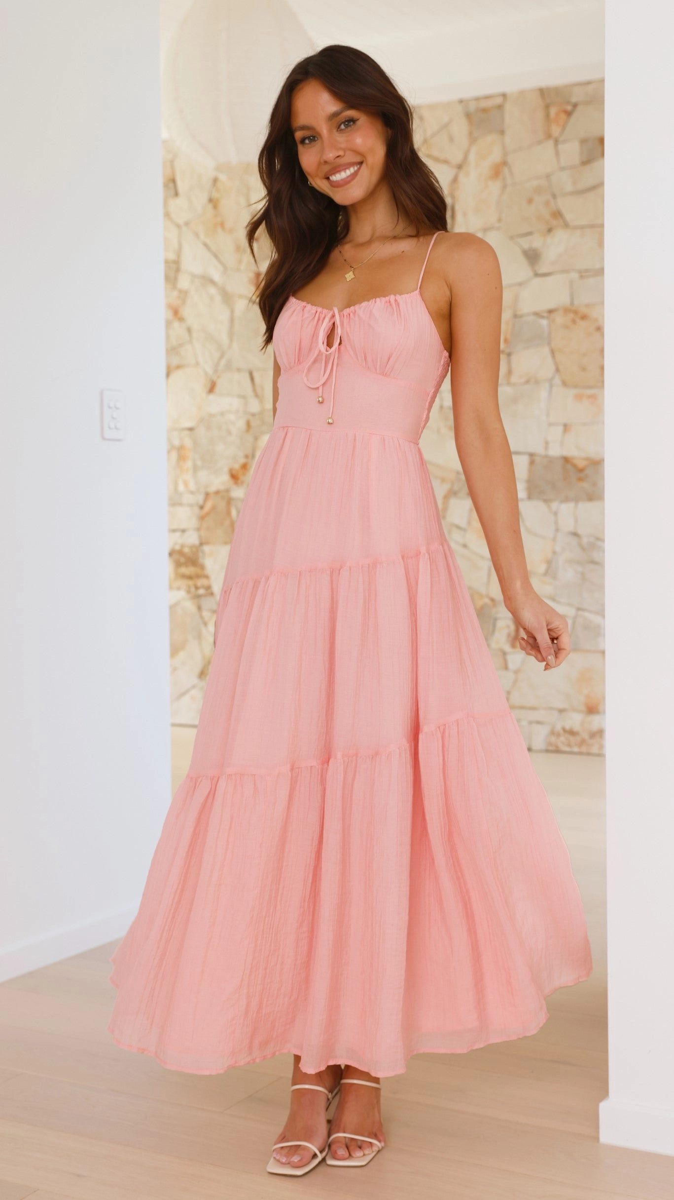 Cove Maxi Dress - Blush