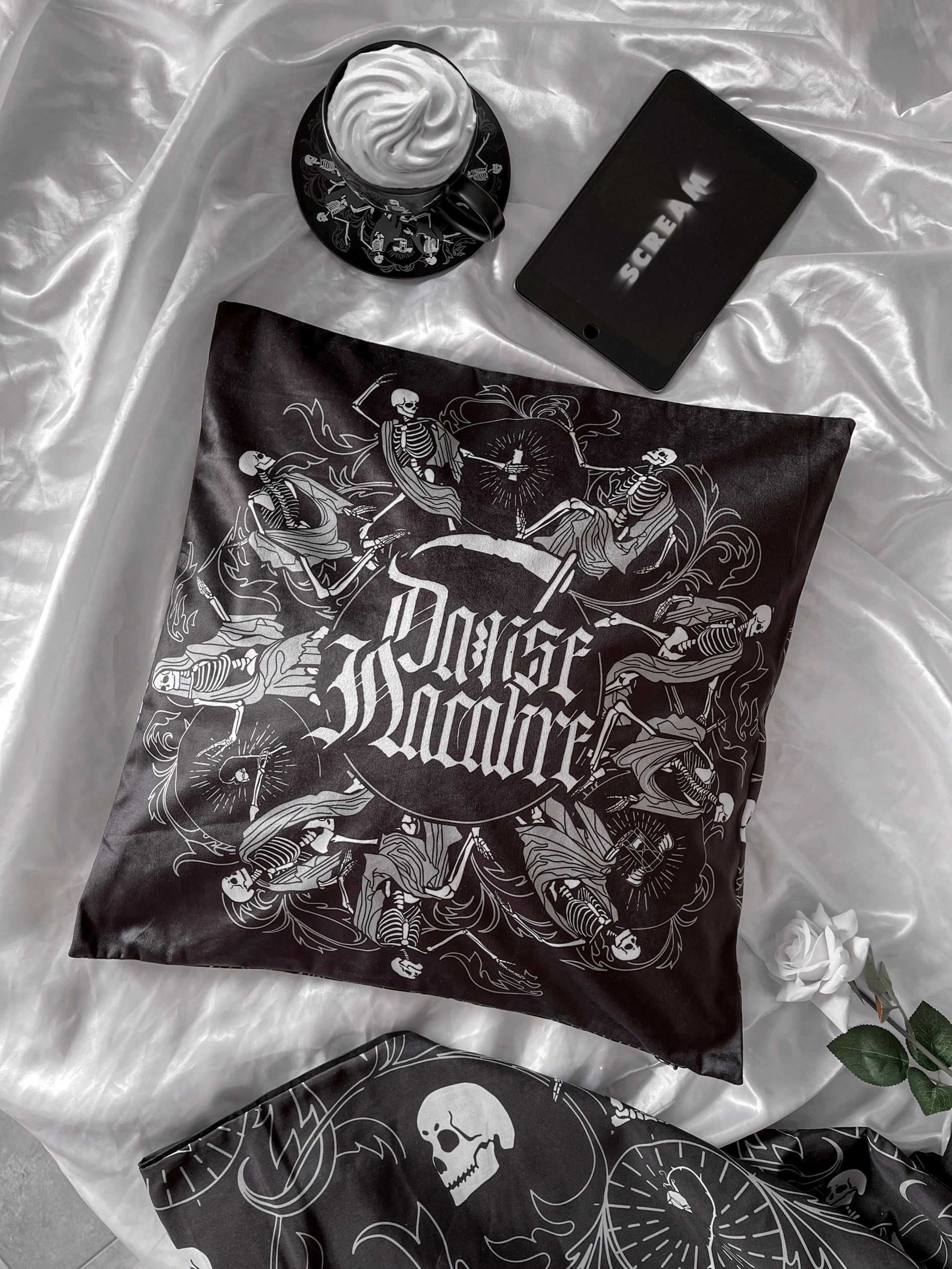 Danse Macabre Double Sided Cushion Cover