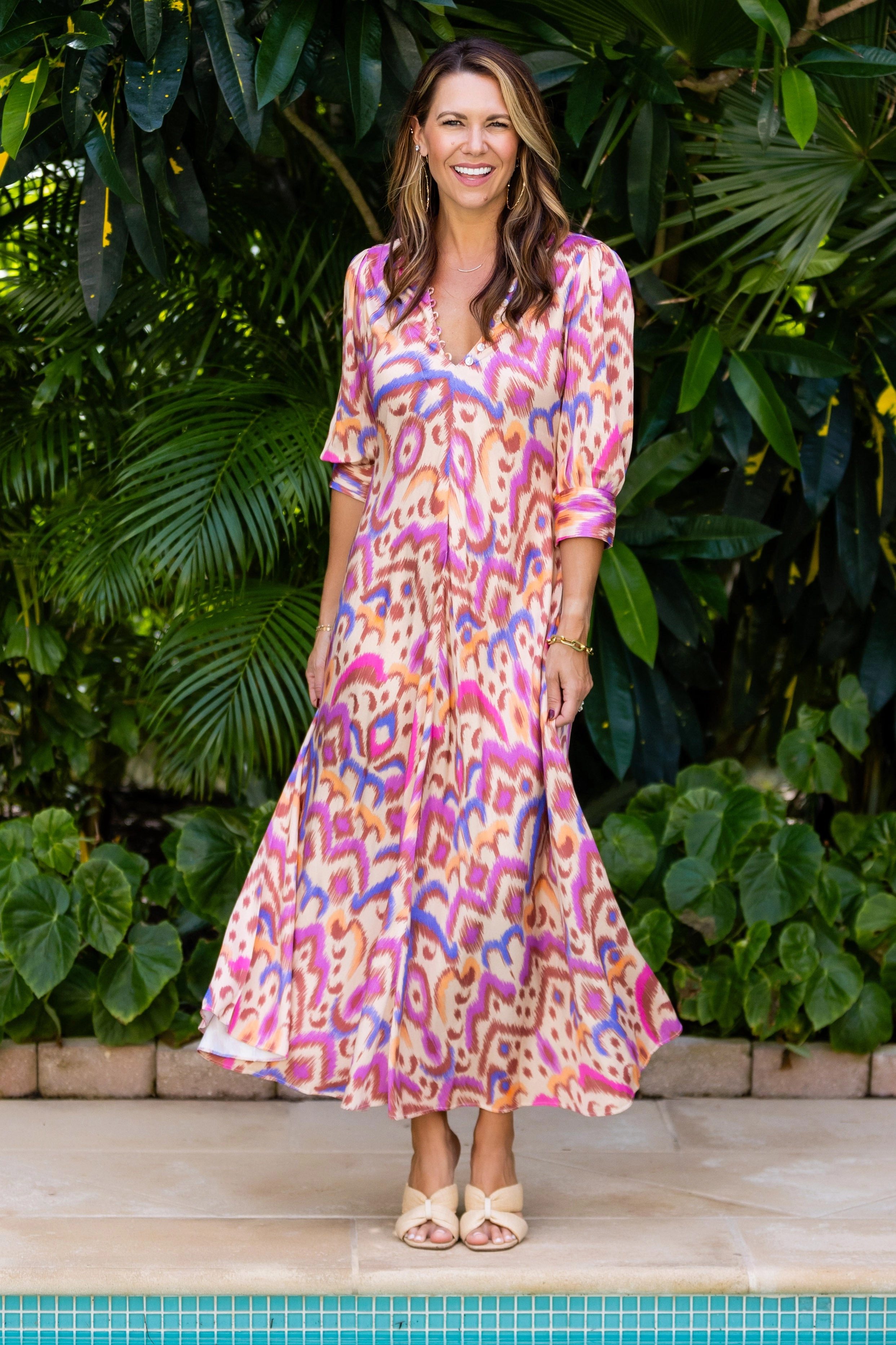 Daphne Dress / Jewel Ikat