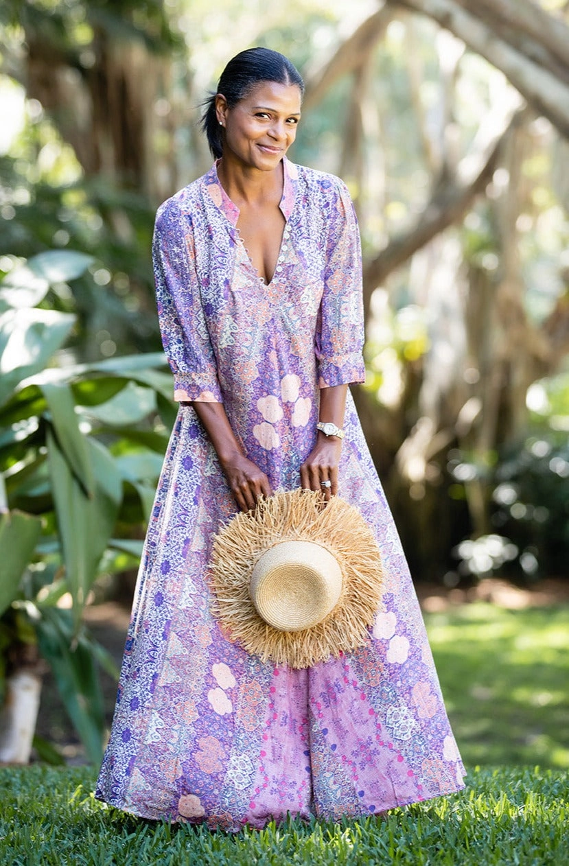Daphne Dress / Stained Glass Plum