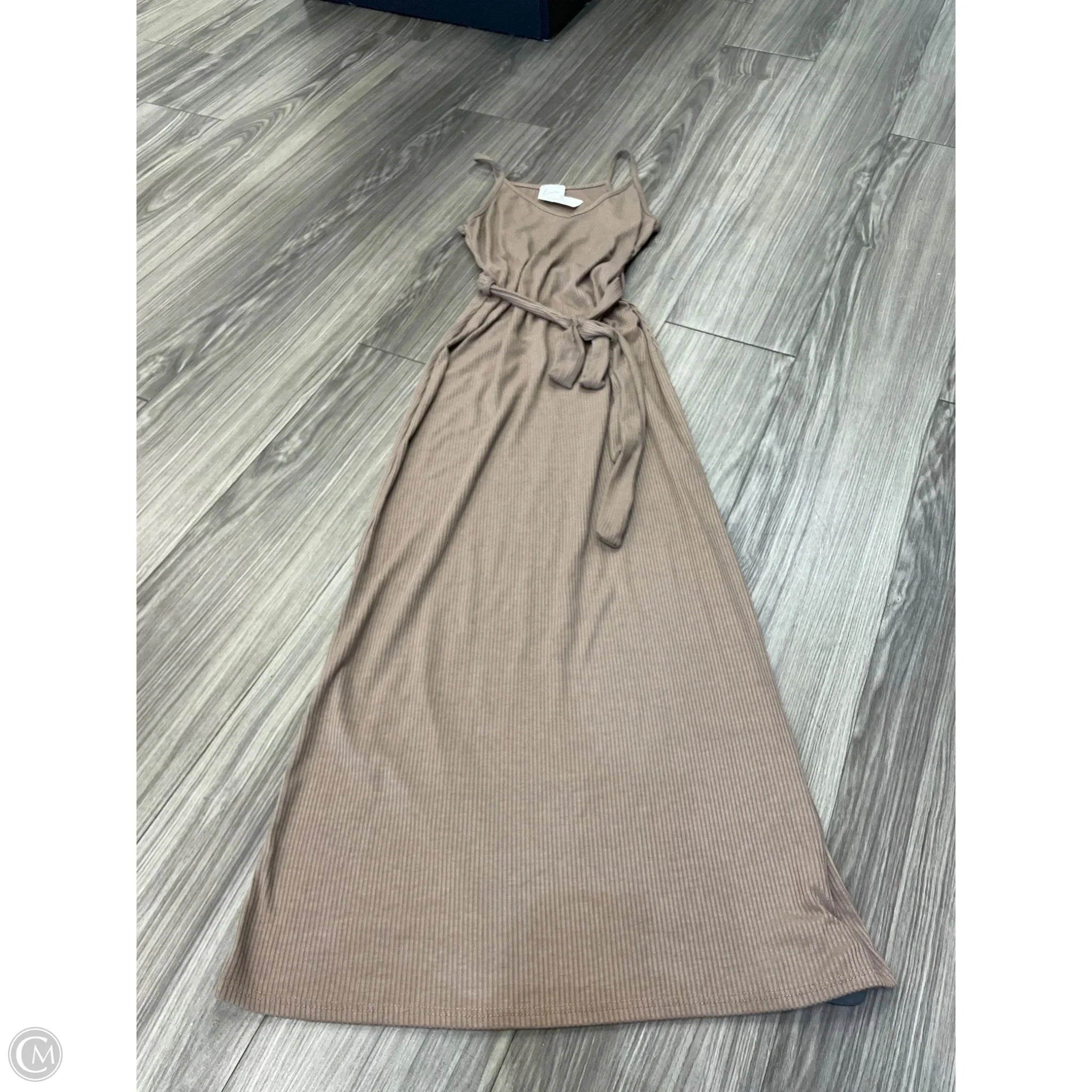 Dress Casual Midi By Clothes Mentor In Brown, Size: S