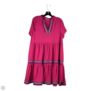 Dress Casual Midi By Crown And Ivy In Pink, Size: L