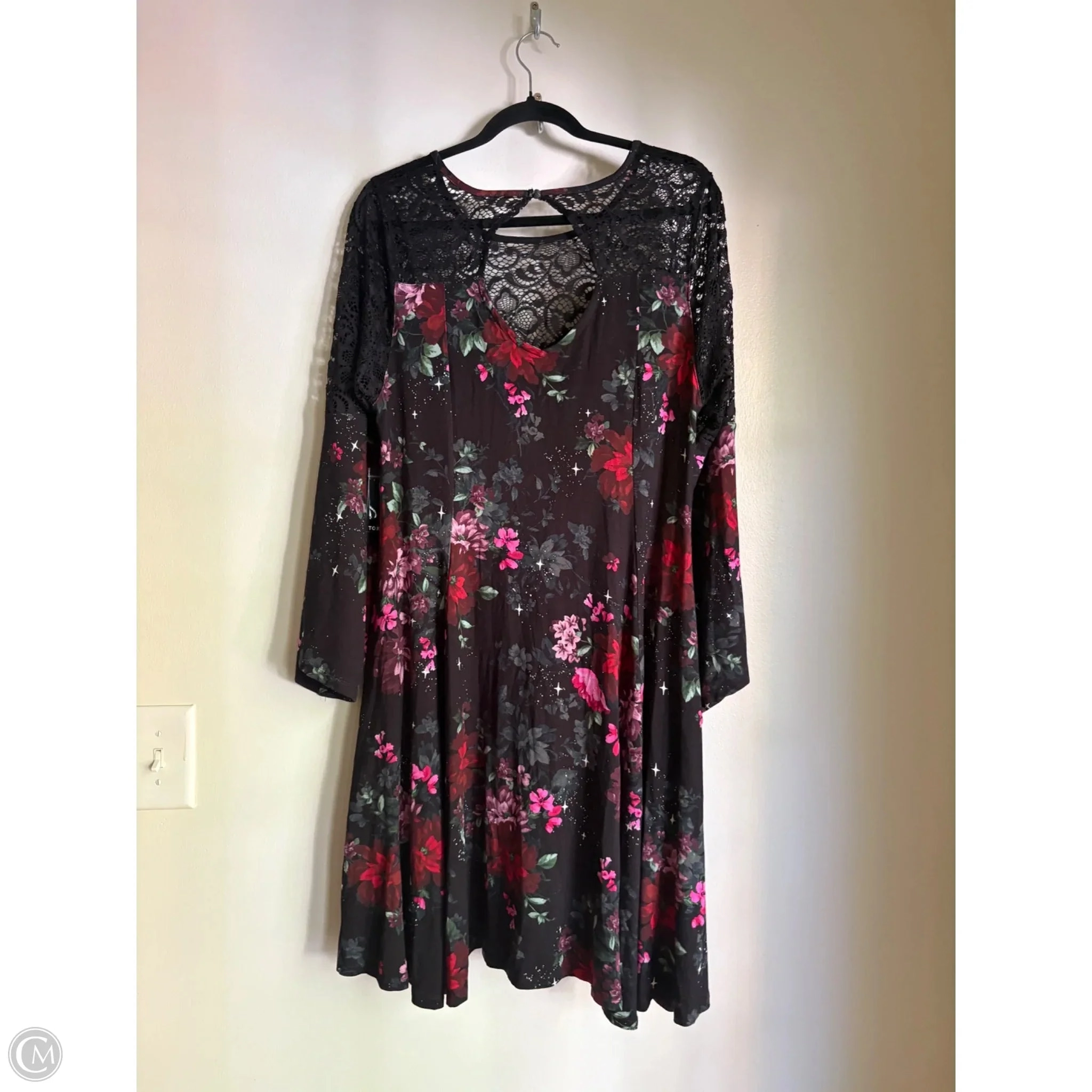 Dress Casual Midi By Torrid In Black, Size: 2x