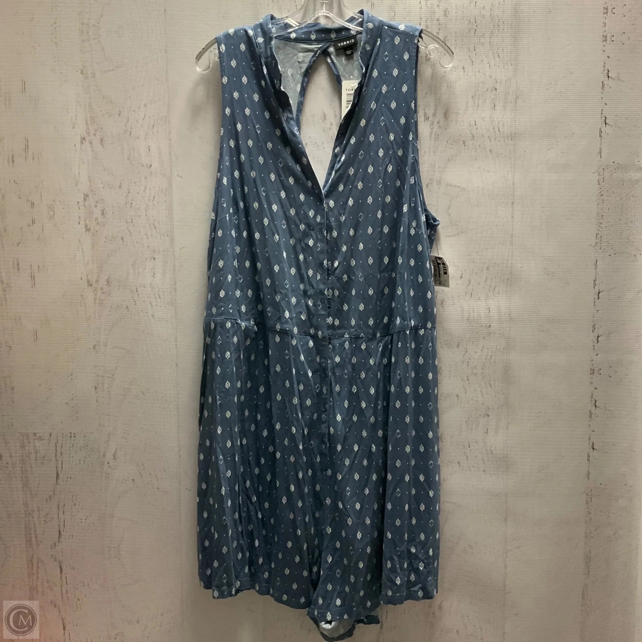 Dress Casual Short By Torrid In Blue, Size: 2x