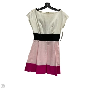 Dress Designer By Kate Spade In Black & Pink, Size: Xs