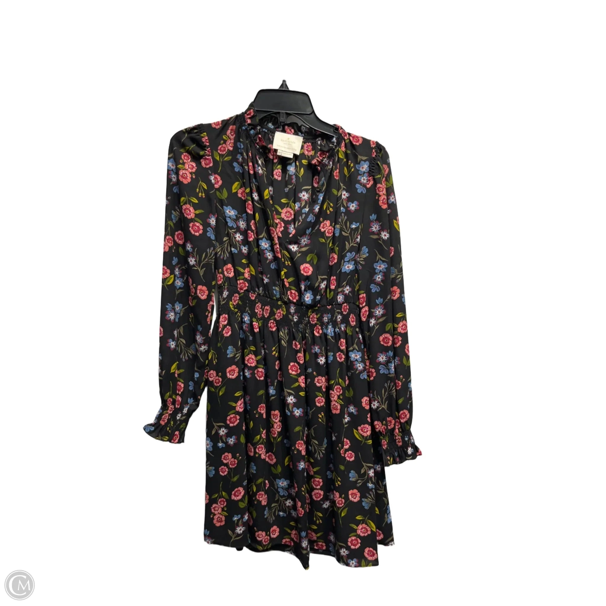 Dress Designer By Kate Spade In Black & Pink, Size: Xxsp