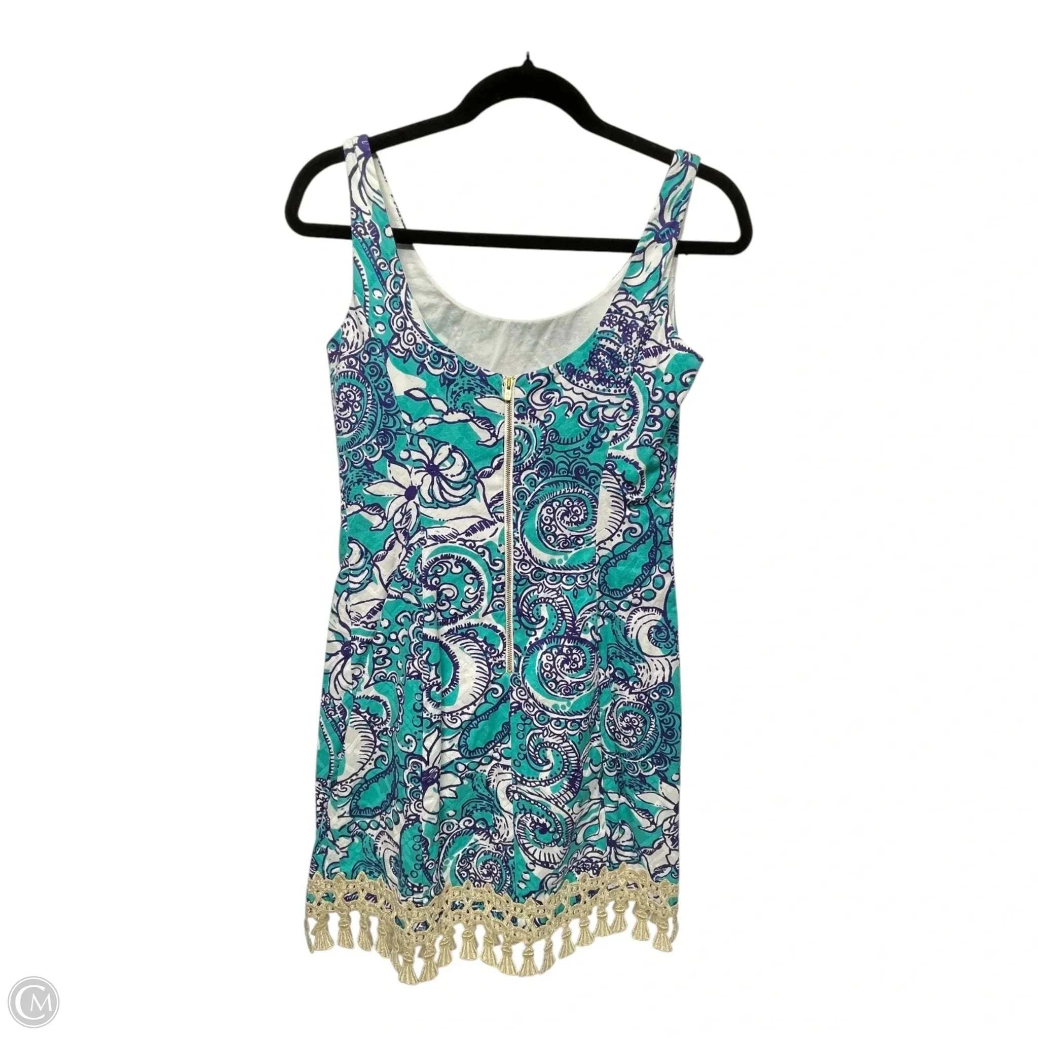 Dress Designer By Lilly Pulitzer In Teal, Size: 0