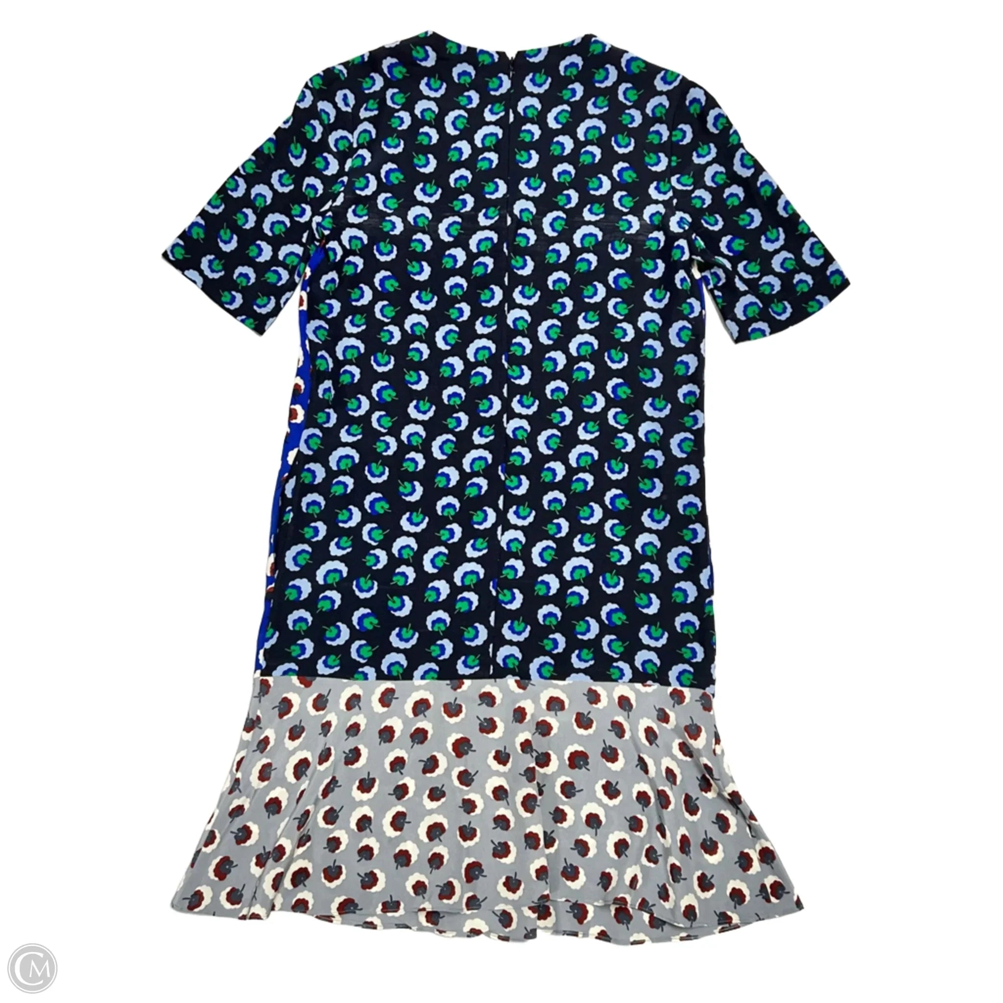 Dress Designer By Stella Mccartney In Black & Blue, Size: M