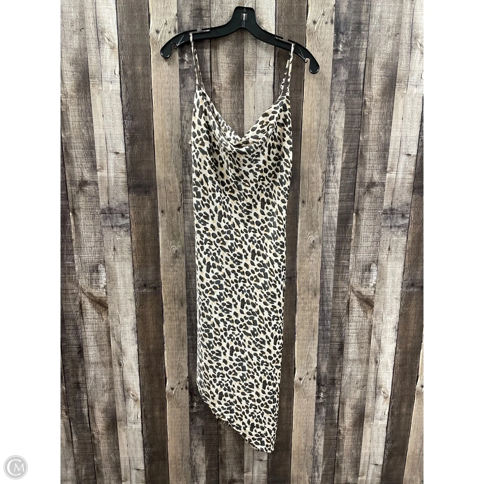 Dress Party Midi By Forever 21 In Animal Print, Size: S