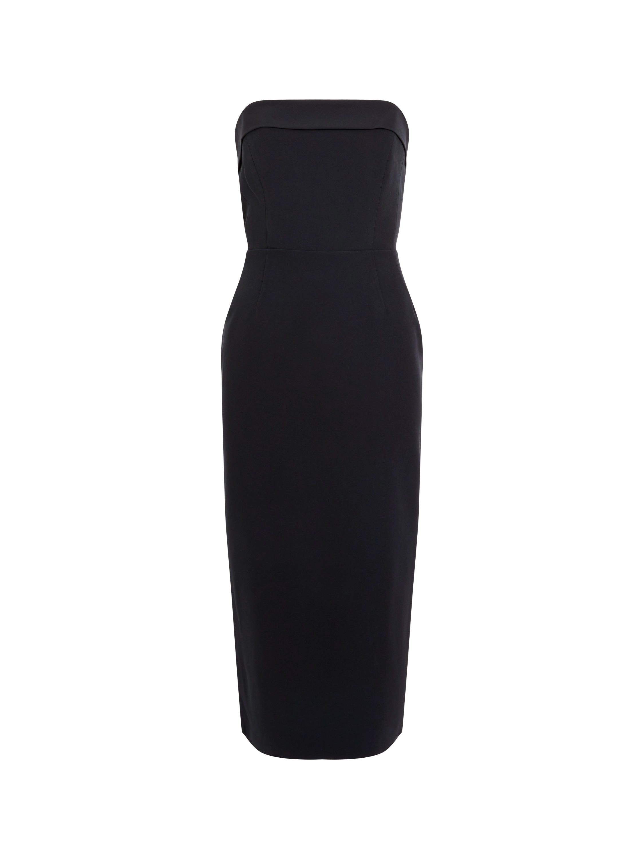Echo Crepe Bandeau Midi Dress