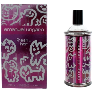 Emanuel Ungaro Women's Eau De Toilette Spray - Fresh for Her Refreshing Fusion, 3.4 oz