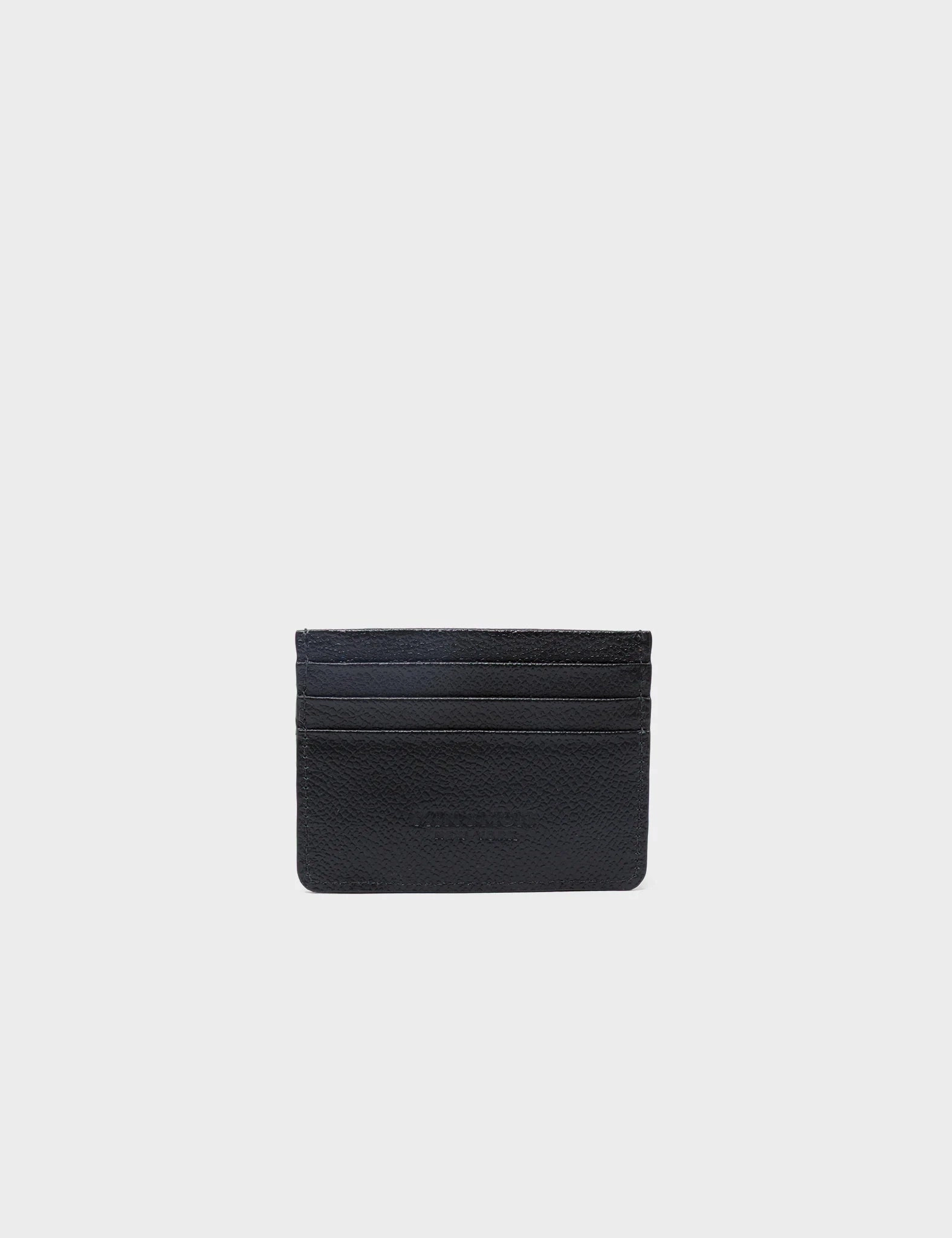 Filium Black Leather Cardholder - Look Up 👀