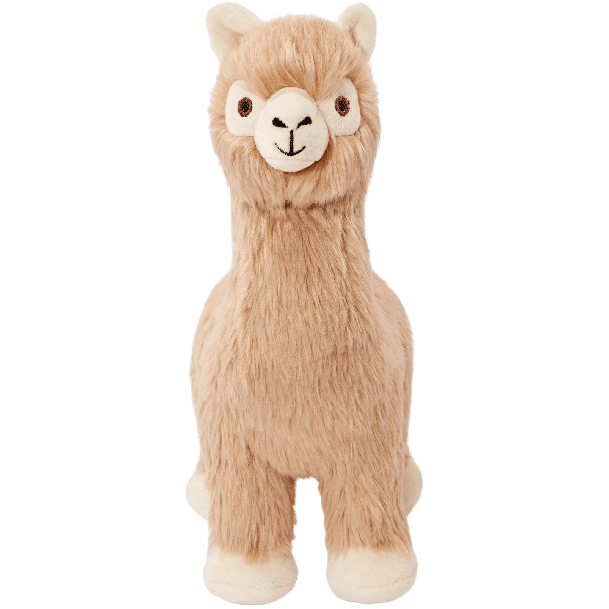 Fluff & Tuff Inca Alpaca Tan Dog Toys