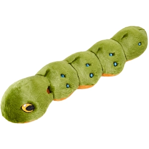Fluff & Tuff Katie erpillar Green Dog Toys