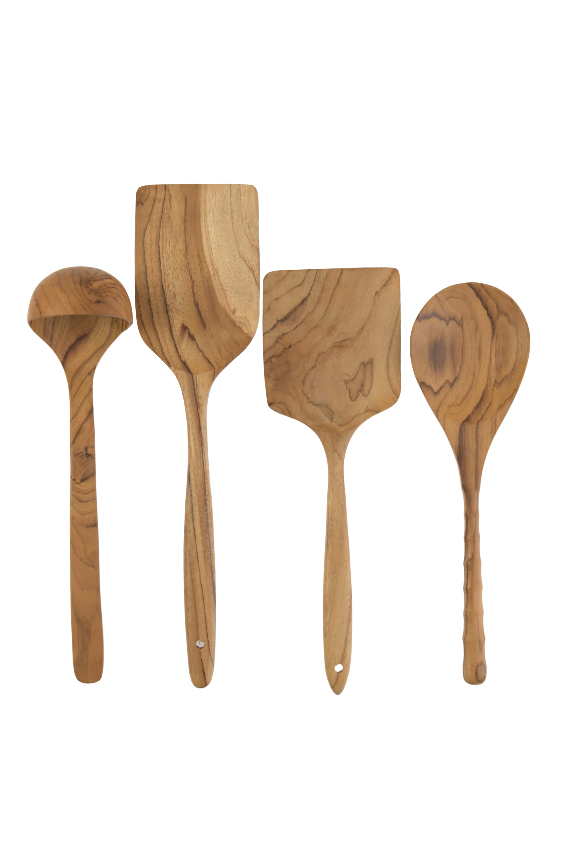 Four Piece Utensil Set / Wood