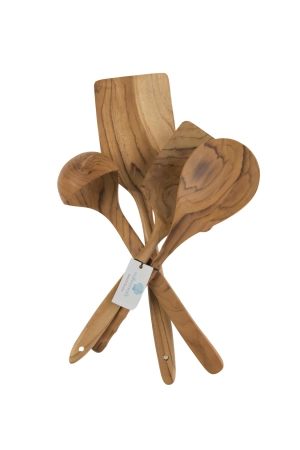 Four Piece Utensil Set / Wood