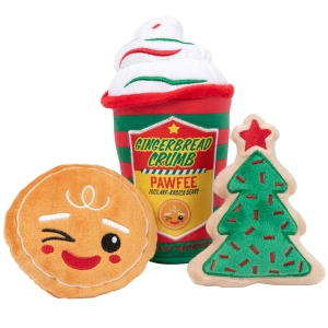 Fuzzyard Gingercrumb Pawfee & Cookies Multi Dog Toys