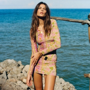 Goldie Shimmer Mini Dress