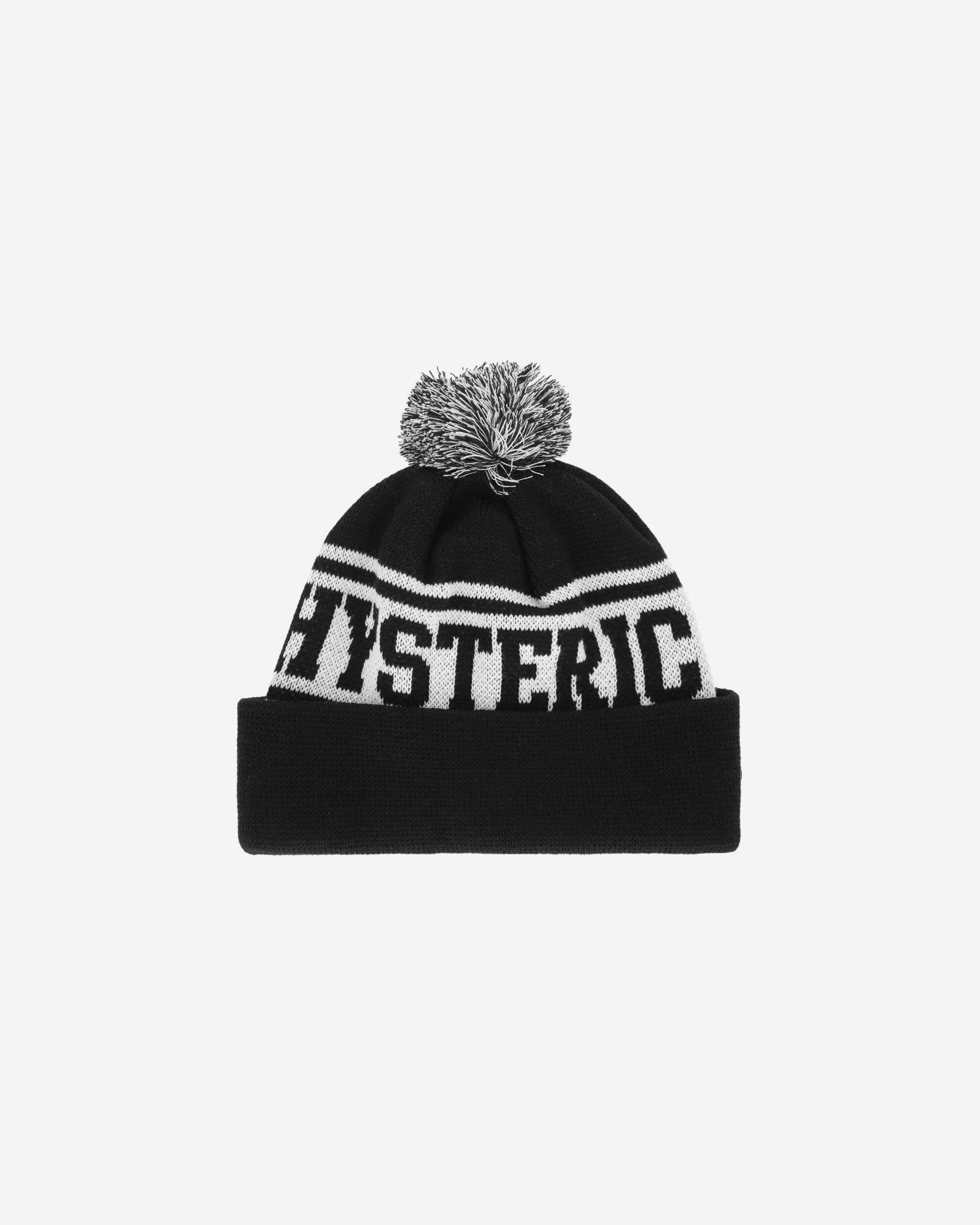 Hysteric Logo Beanie Black