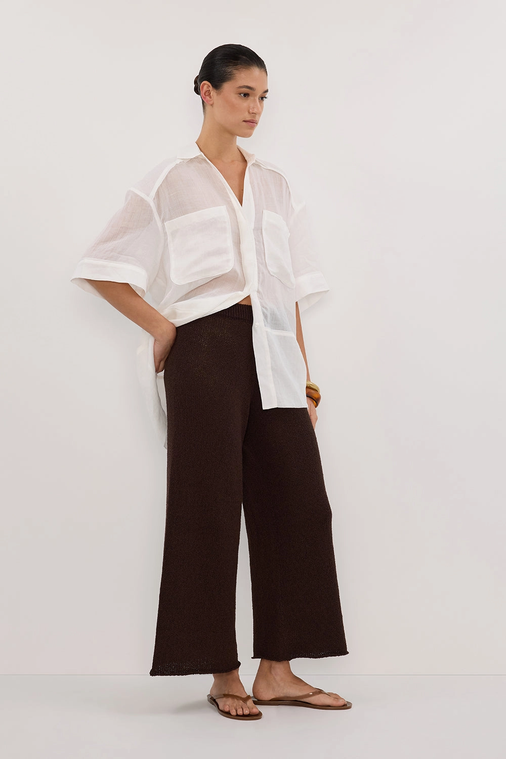 KERRY CHOC KNIT PANT