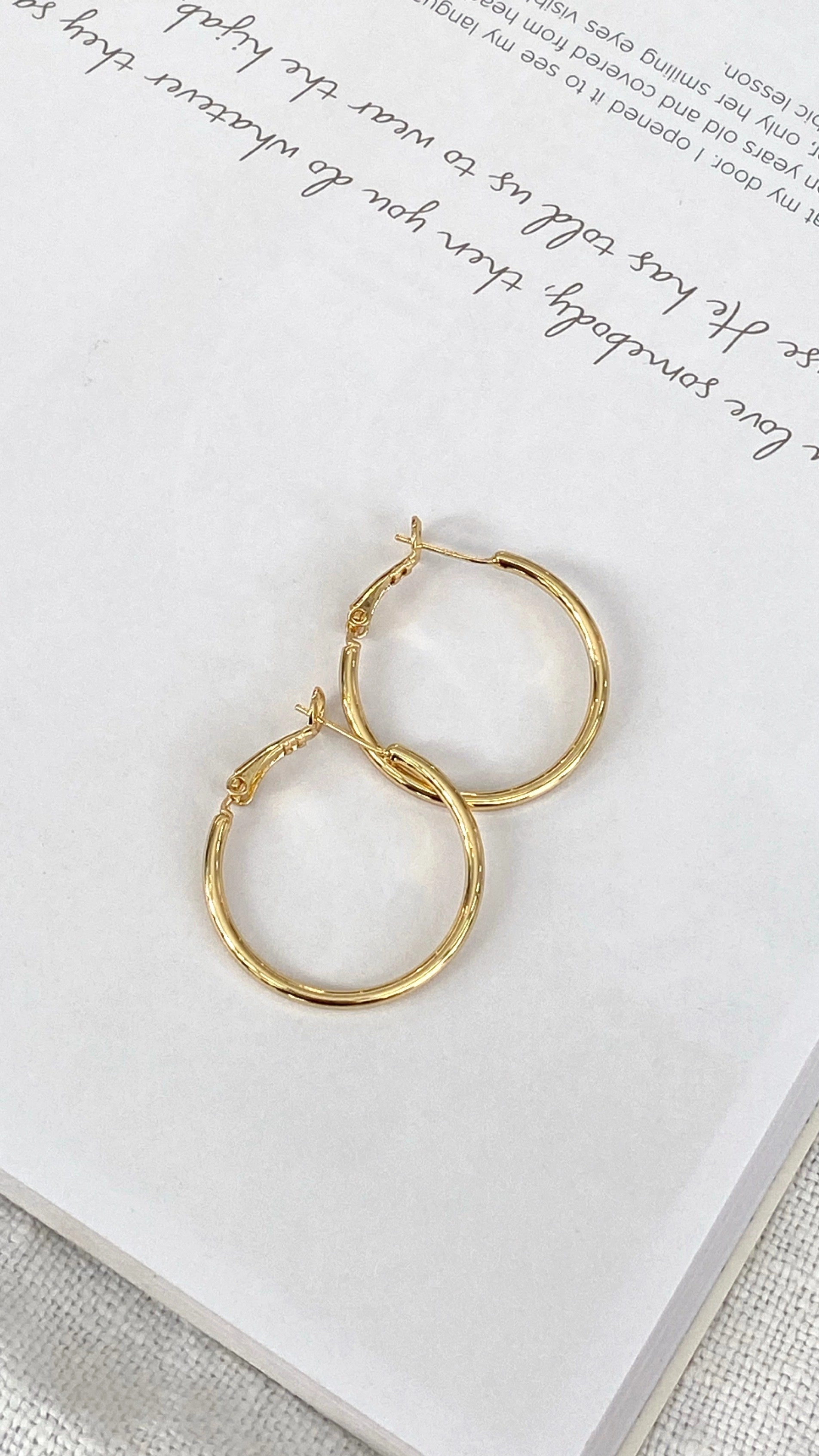 Leni Hoops - Gold