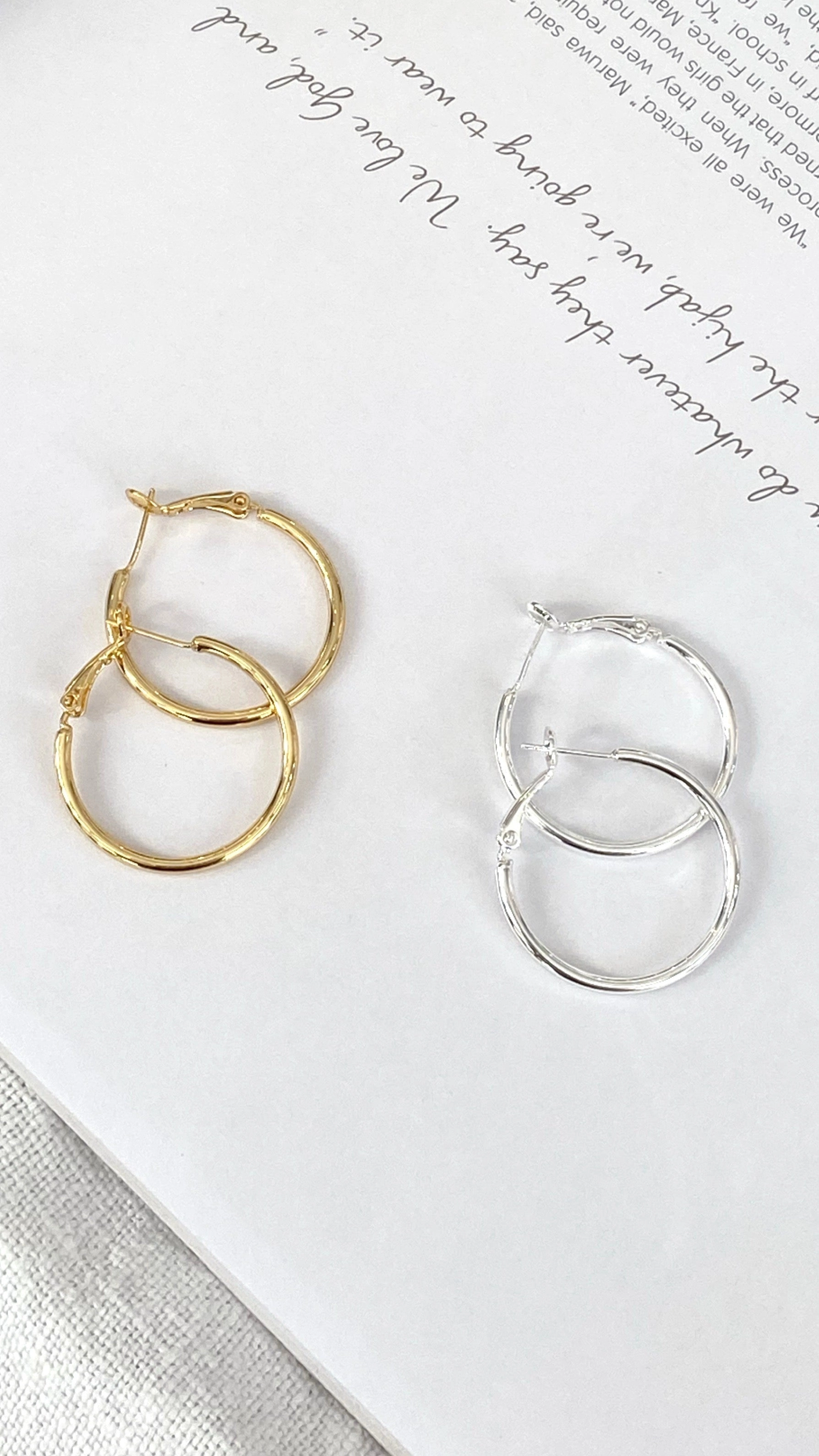 Leni Hoops - Gold