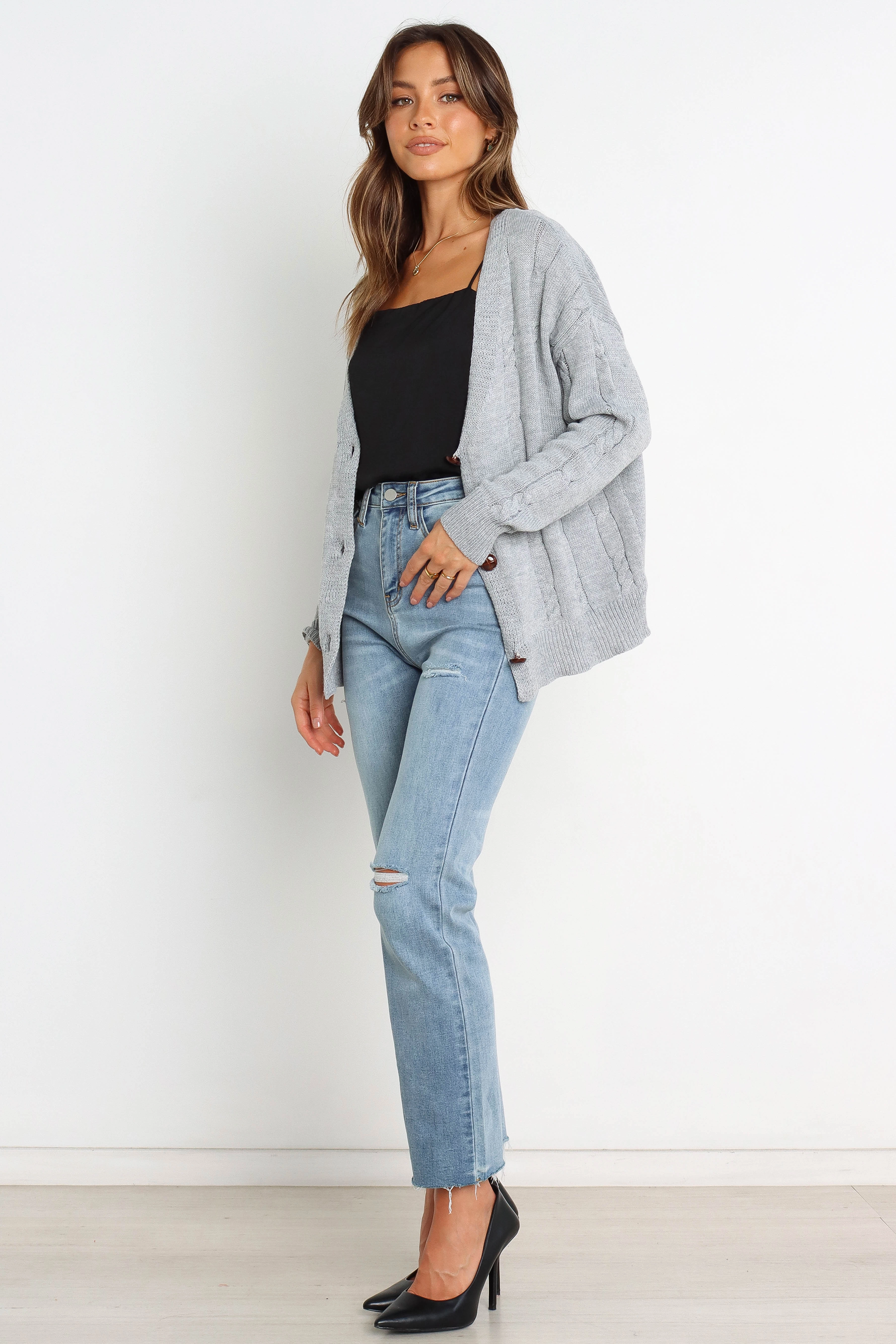 Lily Cardigan - Grey