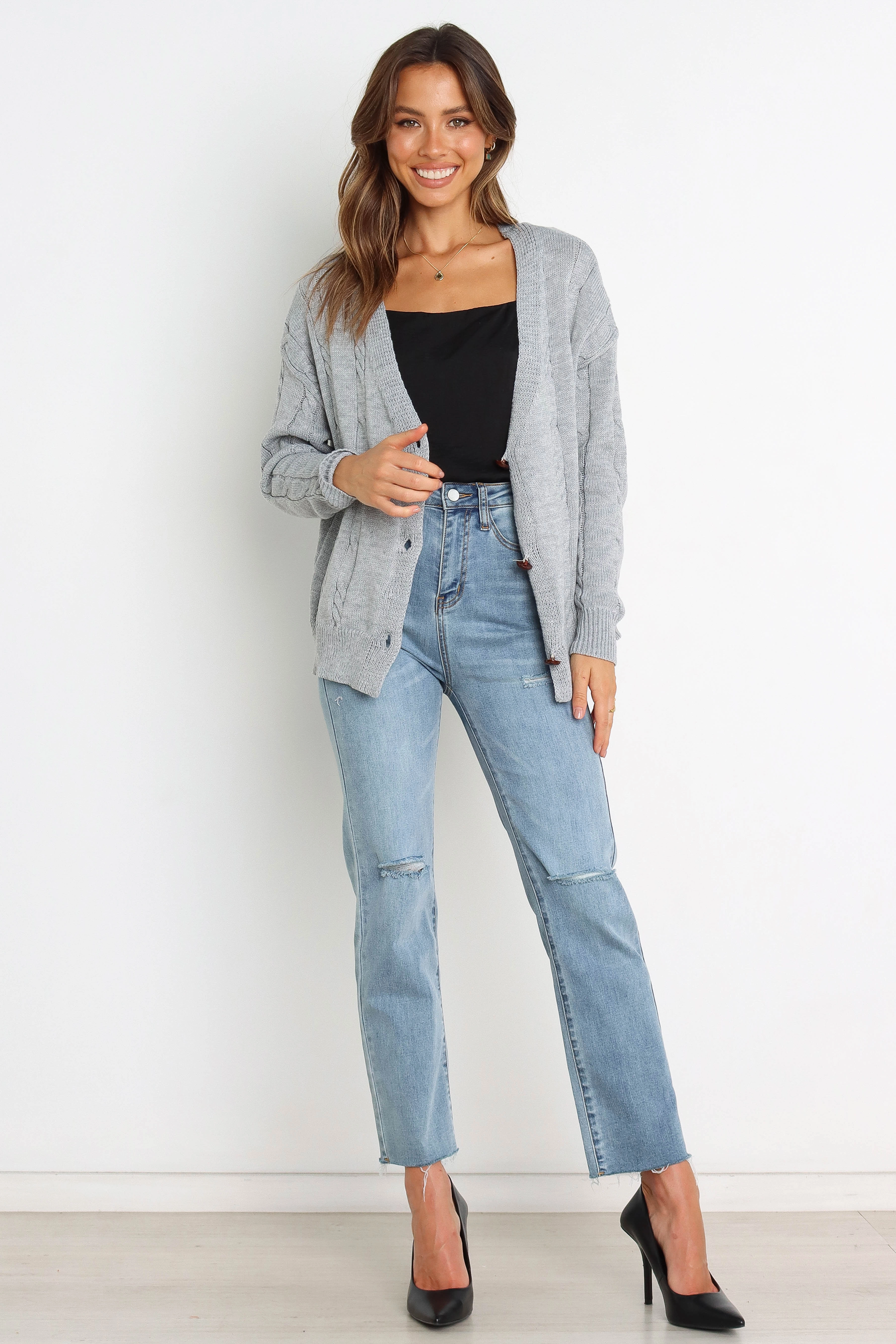 Lily Cardigan - Grey
