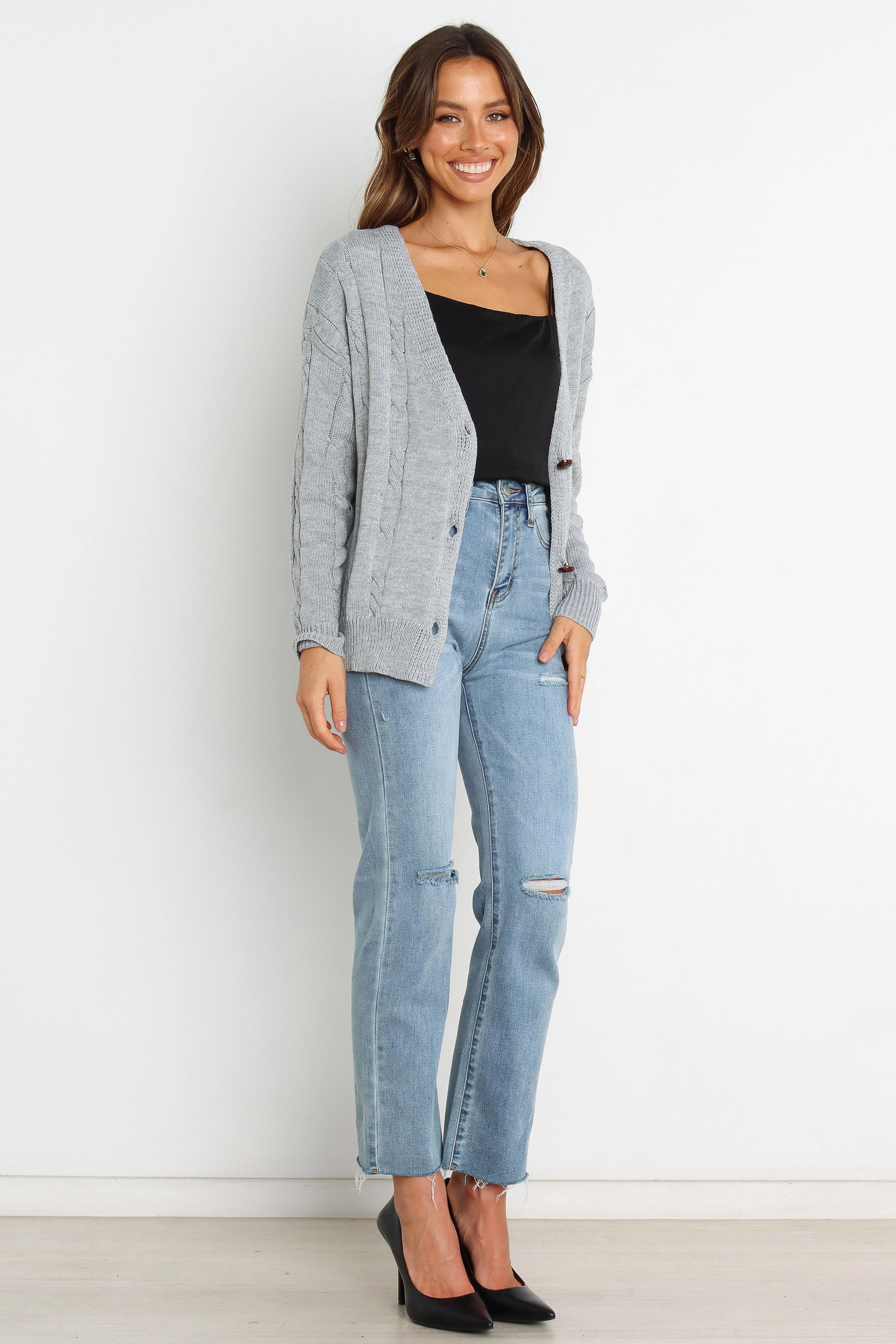 Lily Cardigan - Grey