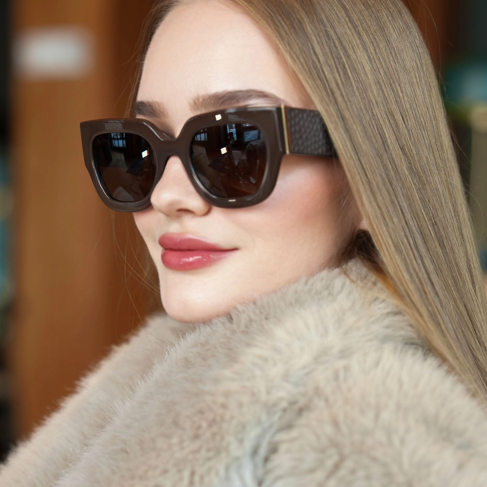MAREN - TRUFFLE   TRUFFLE   POLARIZED SUNGLASSES