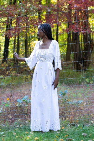 Meredith Falcon Embroidery Dress
