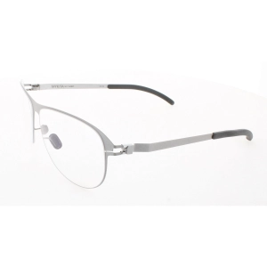 Mykita Unisex Eyeglasses - Warm Grey Metal Cat Eye Frame | NO1-LUCIEN-WARM-GREY 137